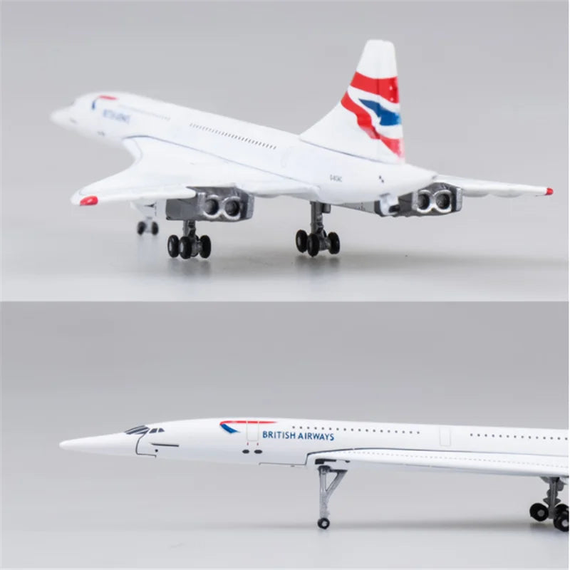 Model Concorde Air British /France Airplane 1976-2003 Airline  (1:400)